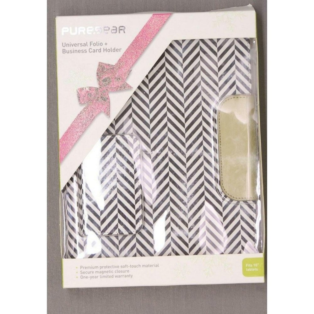 NWT PureGear 10 Inch Tablet Cover Bundle Set Zebra